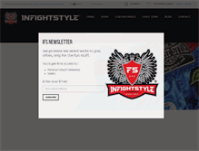 Tablet Screenshot of infightstyle.com
